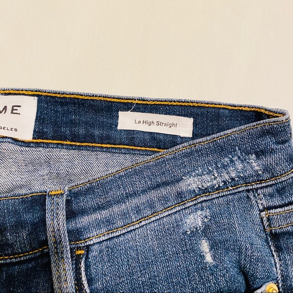 FRAME Le High Skinny Crop Jean with Raw Hem - Picture 6 of 6